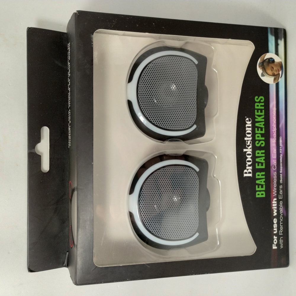 Brookstone Black Bear Ear Speakers